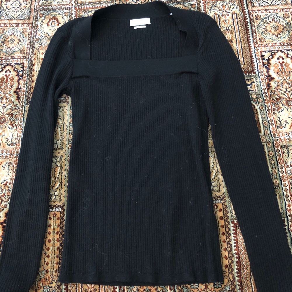 sandro paris square neck top